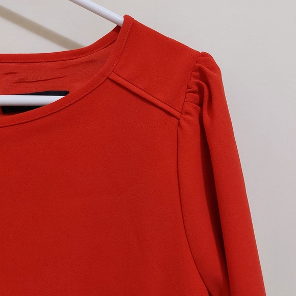 J. Crew Long Sleeve Shift Dress Holiday Red - Picture 8 of 11